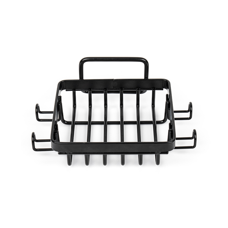 Crni držač za sapun od nehrđajućeg čelika za tuširanje