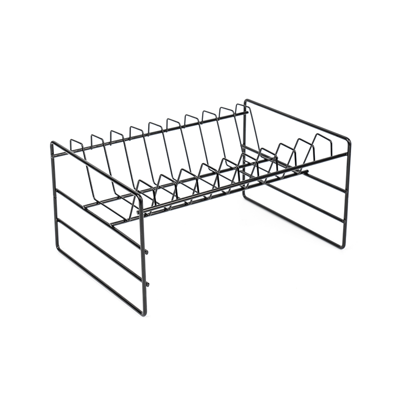 Crni višenamjenski sudoper za pohranu posuđa