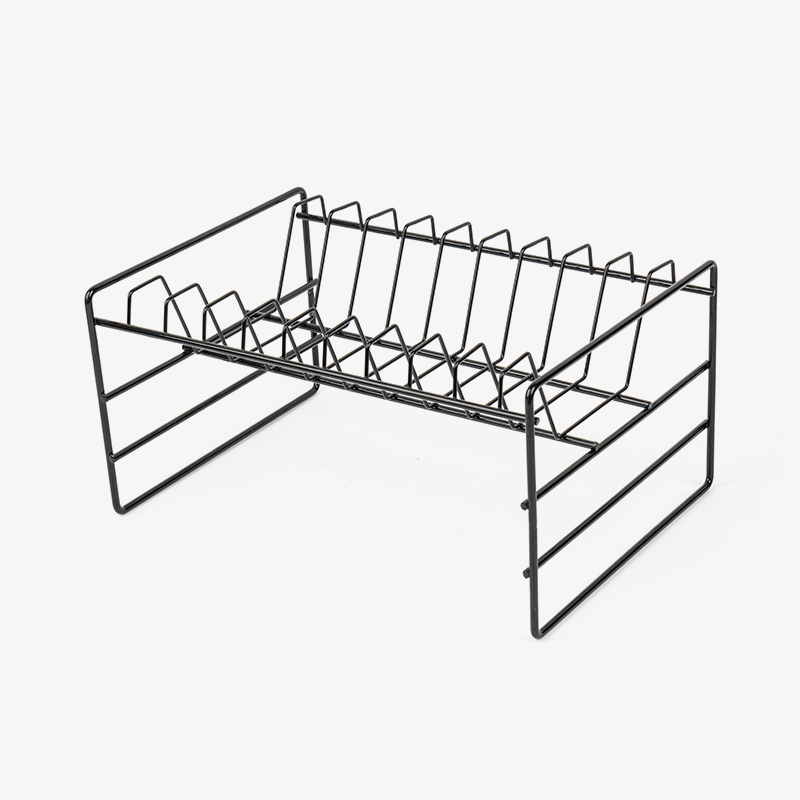 Crni višenamjenski sudoper za pohranu posuđa