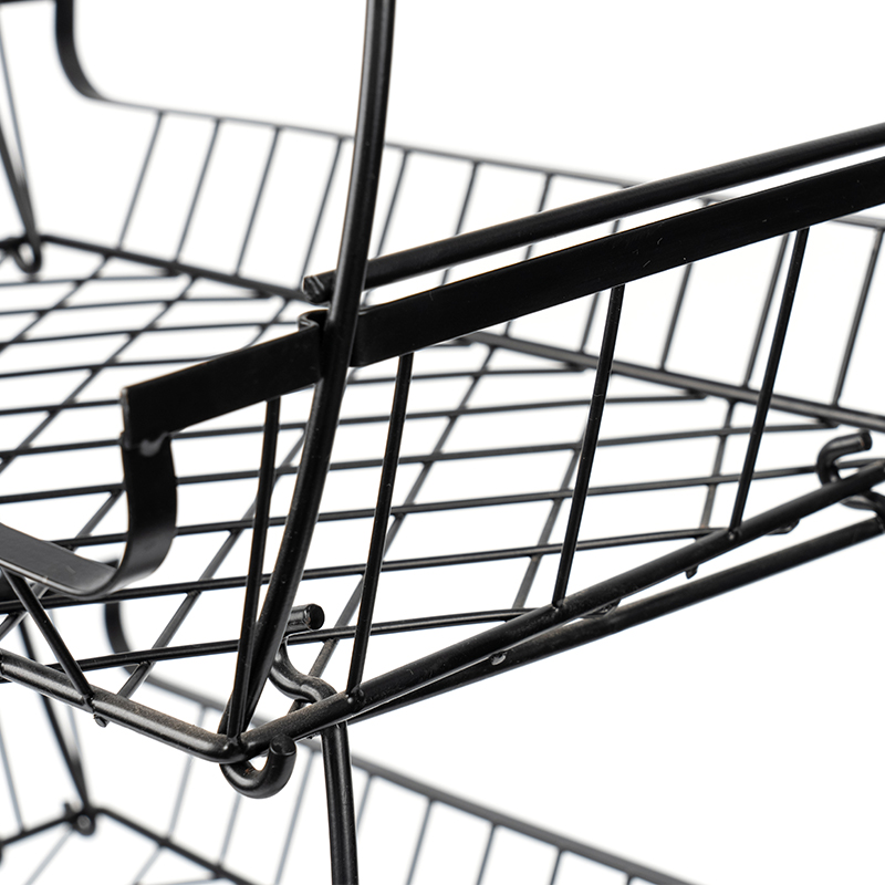 4-slojna košara za voće i povrće s kotačićima