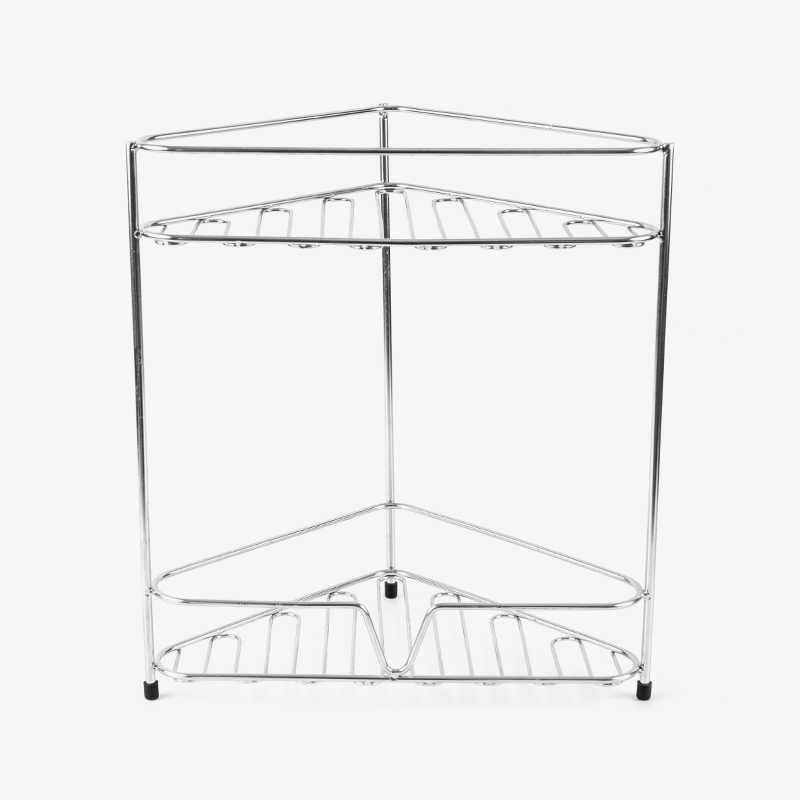 Kutna polica za organiziranje pulta za kupaonicu