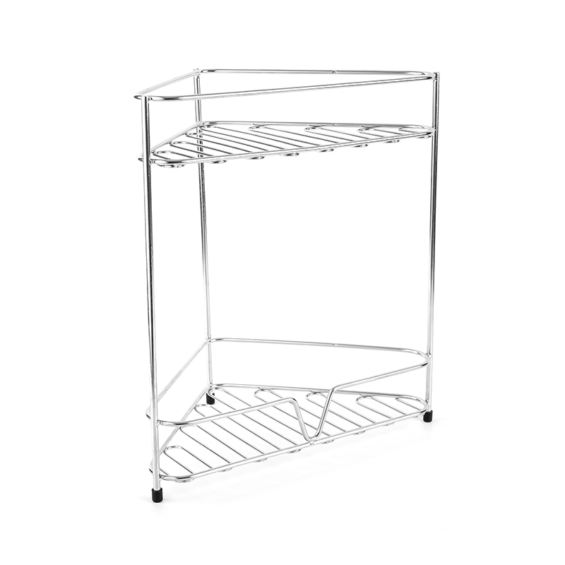 Kutna polica za organiziranje pulta za kupaonicu