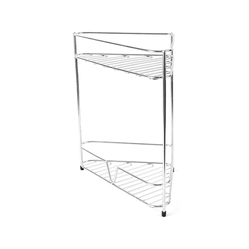 Kutna polica za organiziranje pulta za kupaonicu