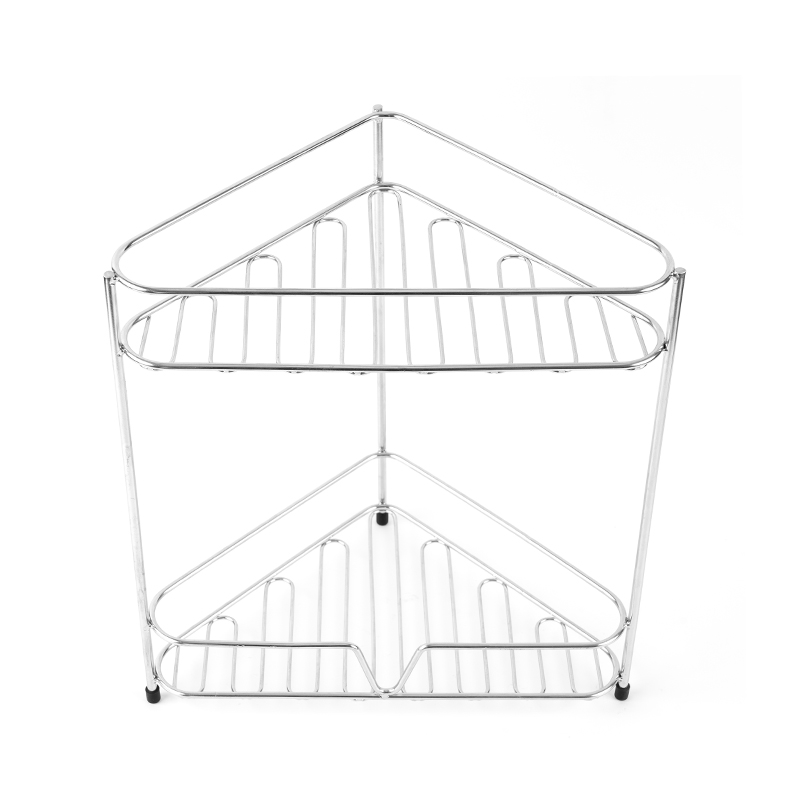 Kutna polica za organiziranje pulta za kupaonicu