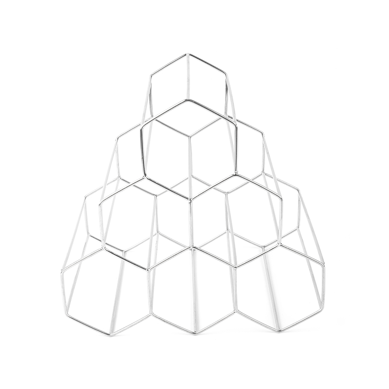 3-slojni samostojeći stalak za boce vina za pult