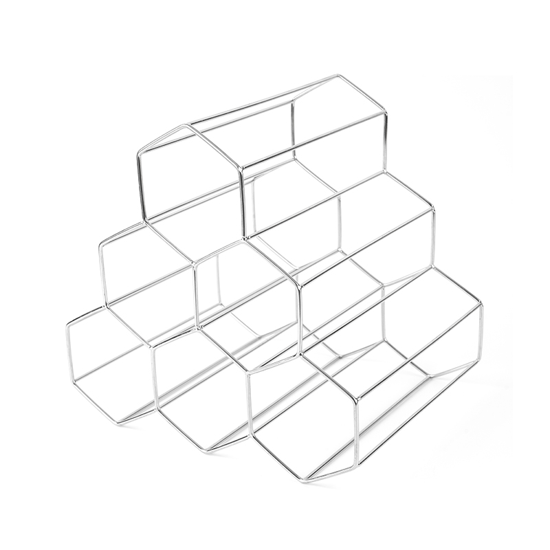 3-slojni samostojeći stalak za boce vina za pult