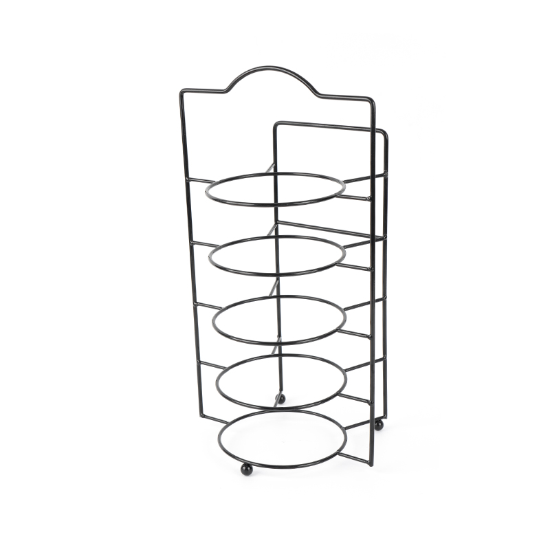 Stalak za posluživanje na više razina sa zdjelama i posuđem