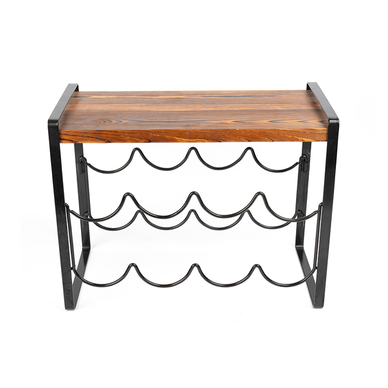 Rustikalni drveni stalak za vino, boce sastavljanja nije potrebno