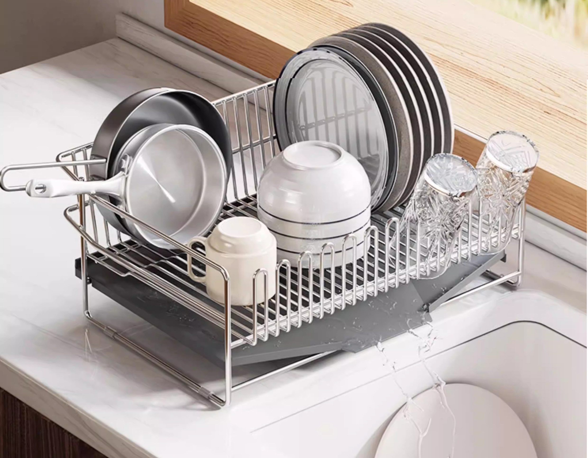 Što je držač za posuđe od nehrđajućeg čelika 304 i za što se koristi?